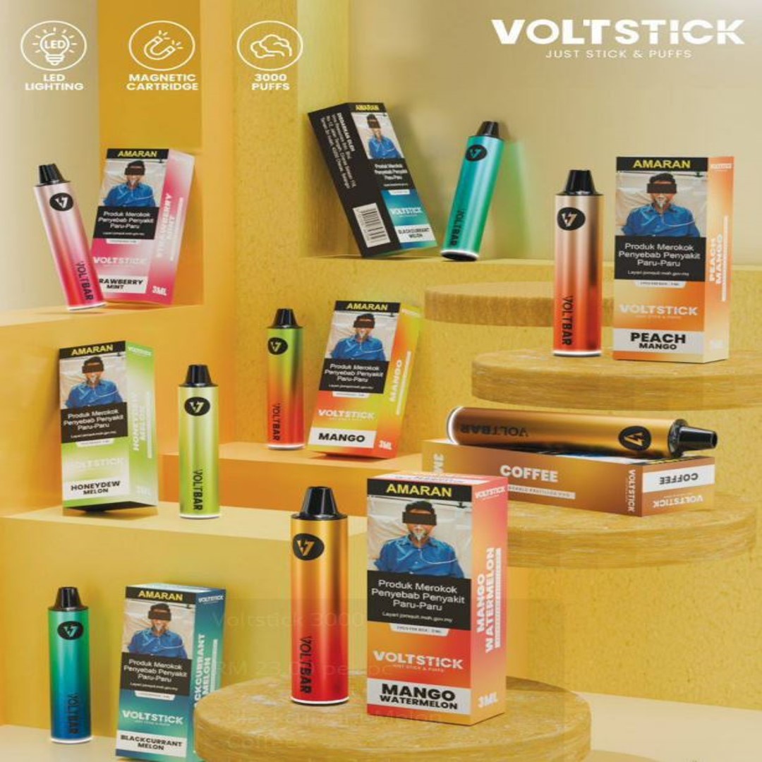 VOLSTICK 3000 RECHARGEABLE DISPOSABLE