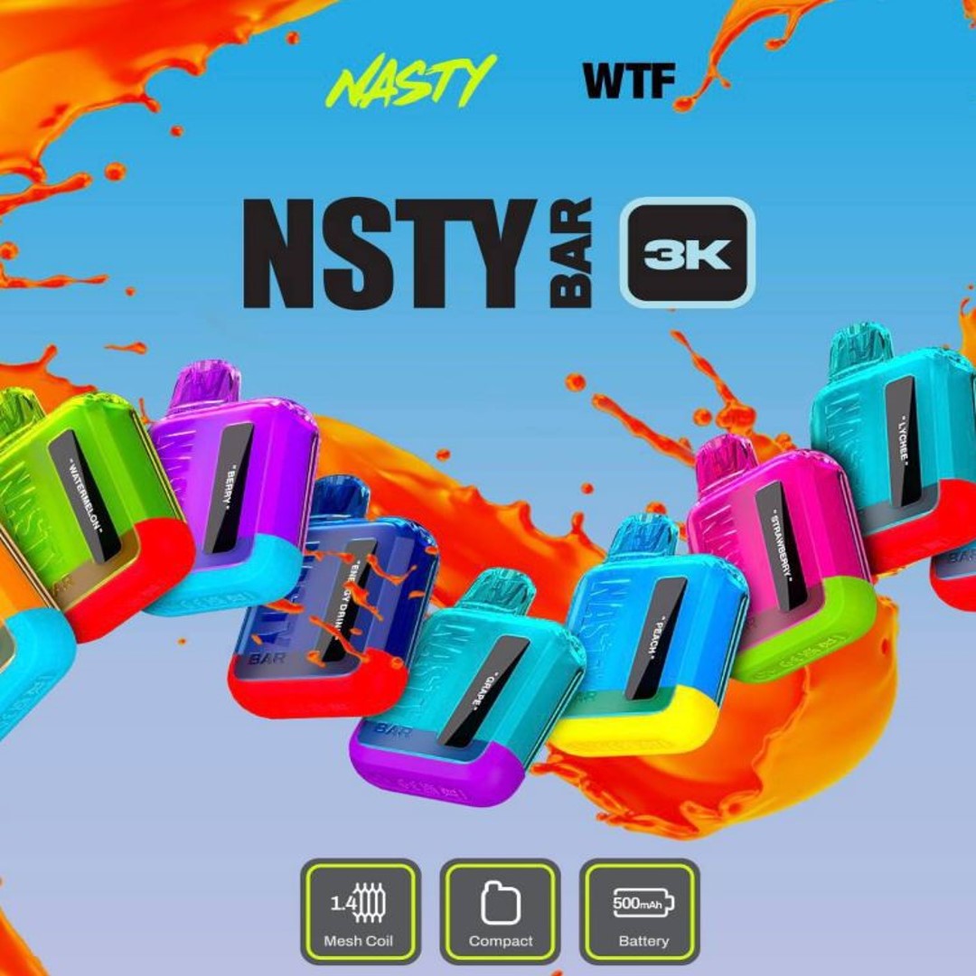 NASTY BAR 3000 RECHARGEABLE DISPOSABLE